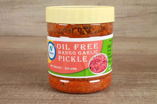 Oil Free Mango Garlic Pickle 250 Gm