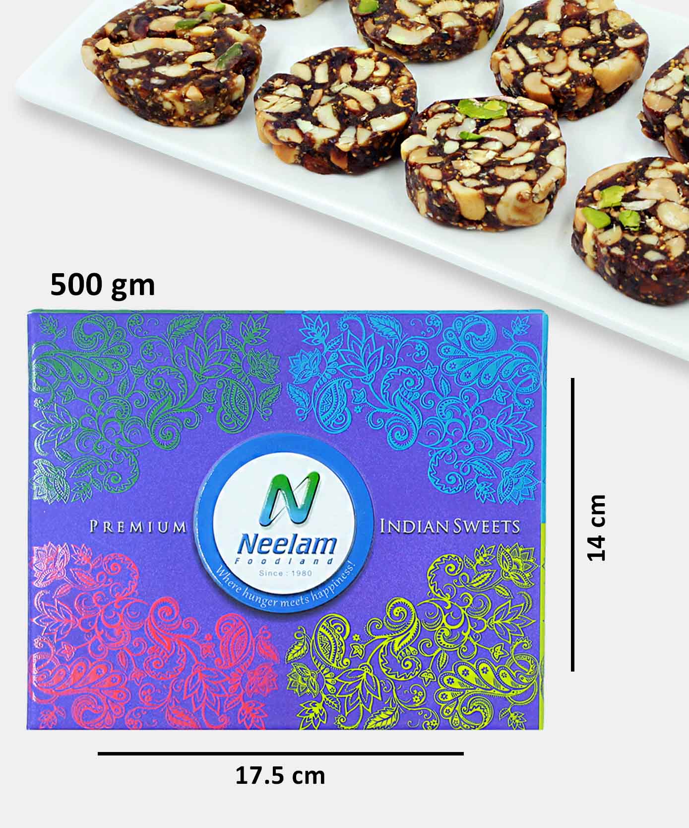 Anjeer Roll No Sugar Sweets 500 Gm