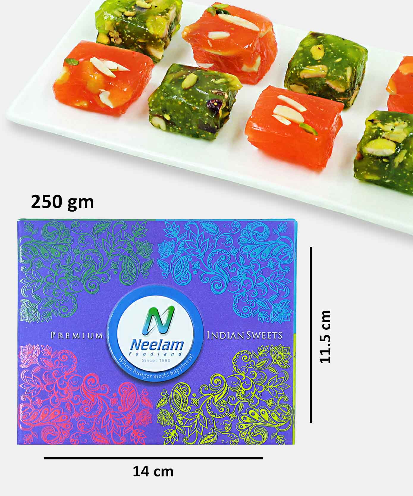 Orange / Green Badami Halwa 250 Gm