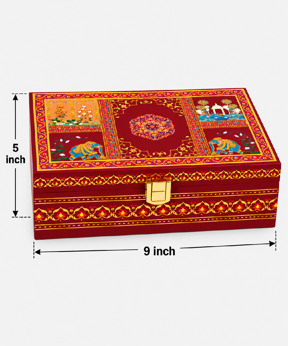 Maroon Gift Hamper 2 Jar Khokha Box 310 Gm