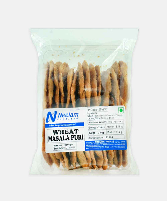 Wheat Masala Puri 250 Gm