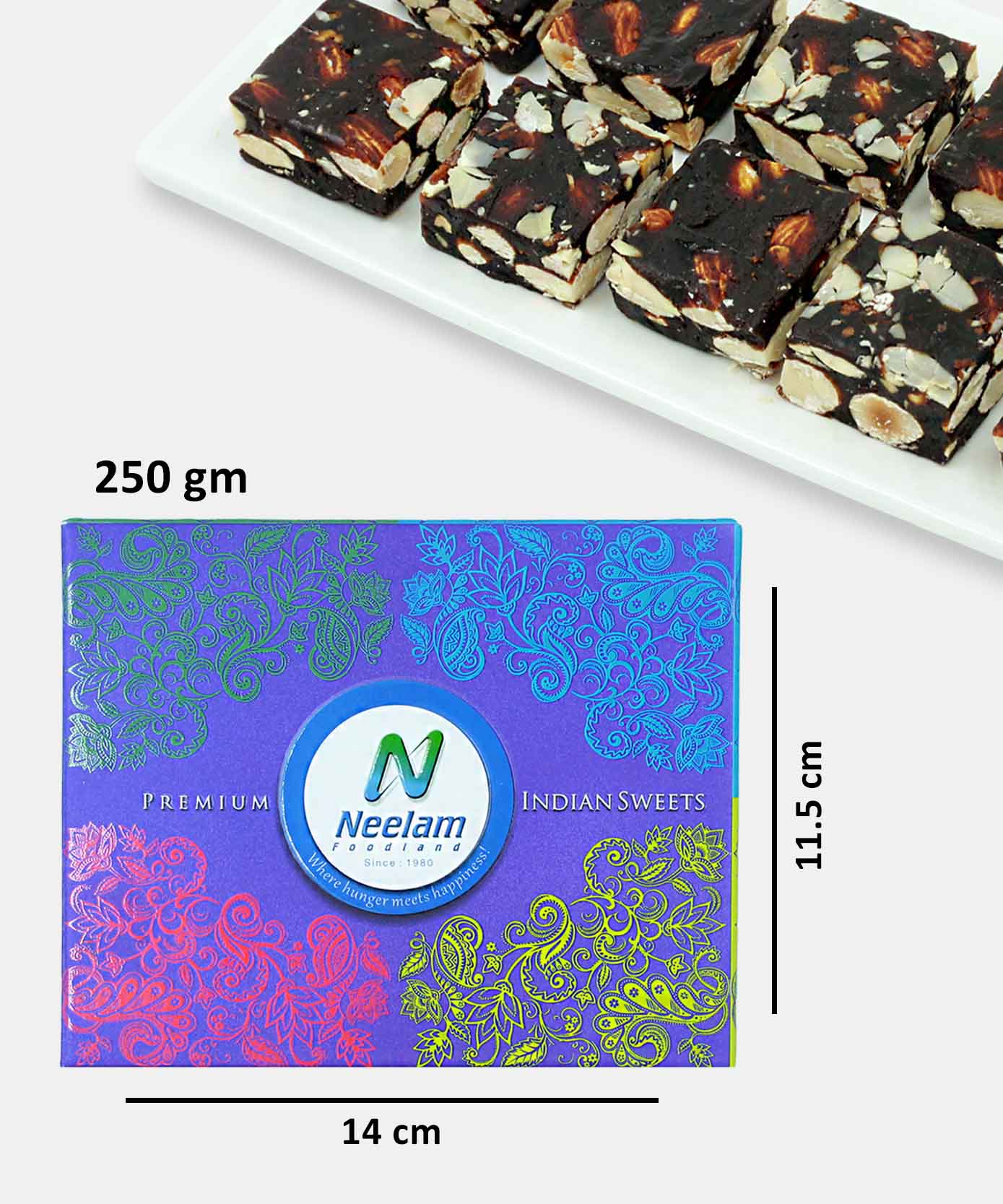 Badam Khajur No Sugar Sweets 250 Gm