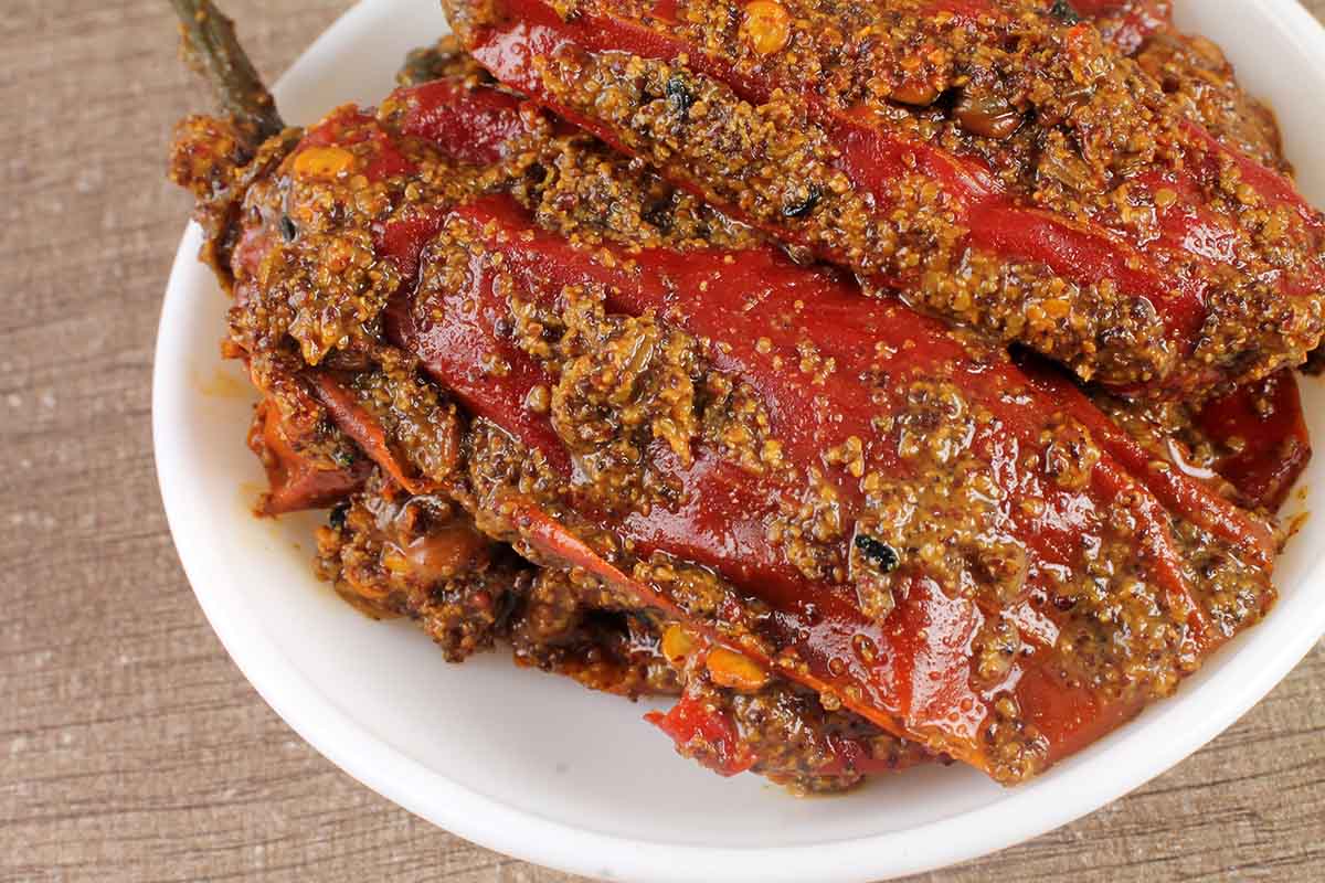 Oil Free Red Chilli Pickle 200 Gm