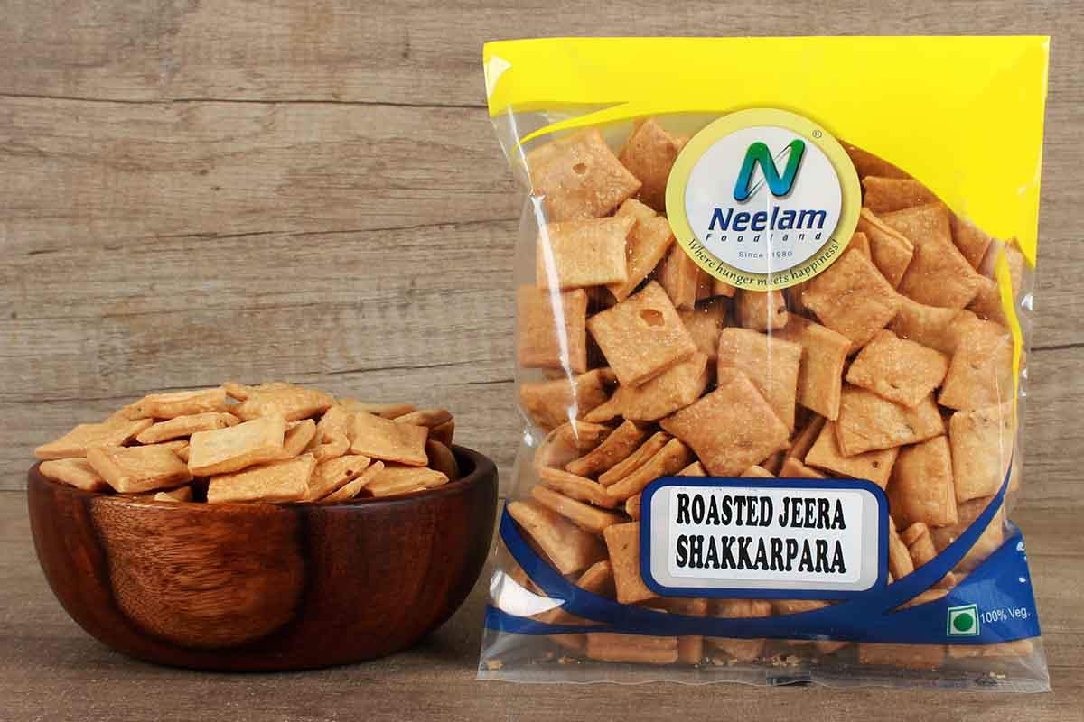 Roasted Jeera Shakkarpara 200 Gm