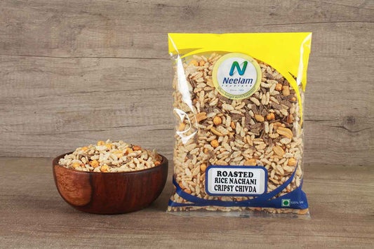 Roasted Rice Nachani Crispy Chivda 200 Gm