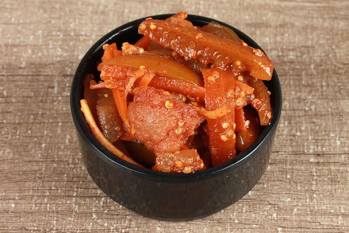 Mix Vegetable Pickle Oil Free 200 Gm