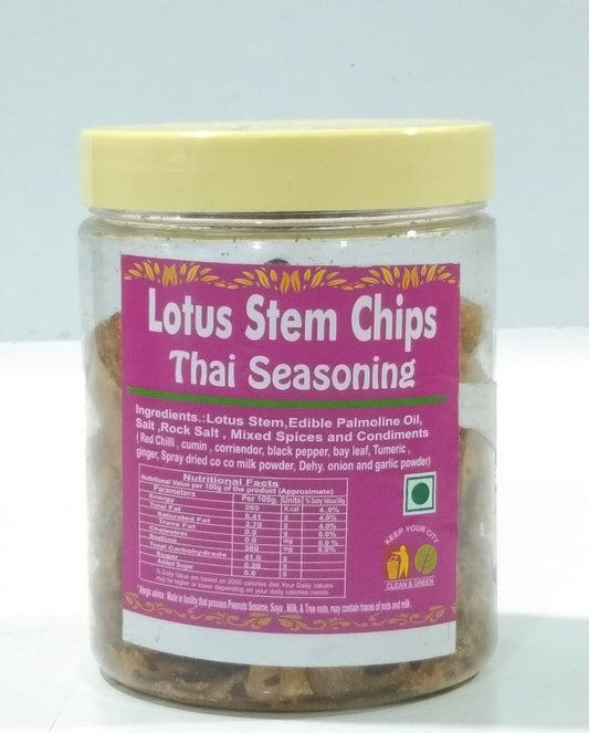 Steam Lotus Chips Thai Seasoning 100 Gm