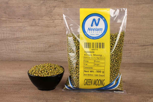 Whole Green Moong/Sabut 500 Gm