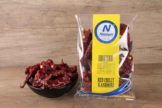 Whole Red Chilly Kashmiri Mirch 100 Gm