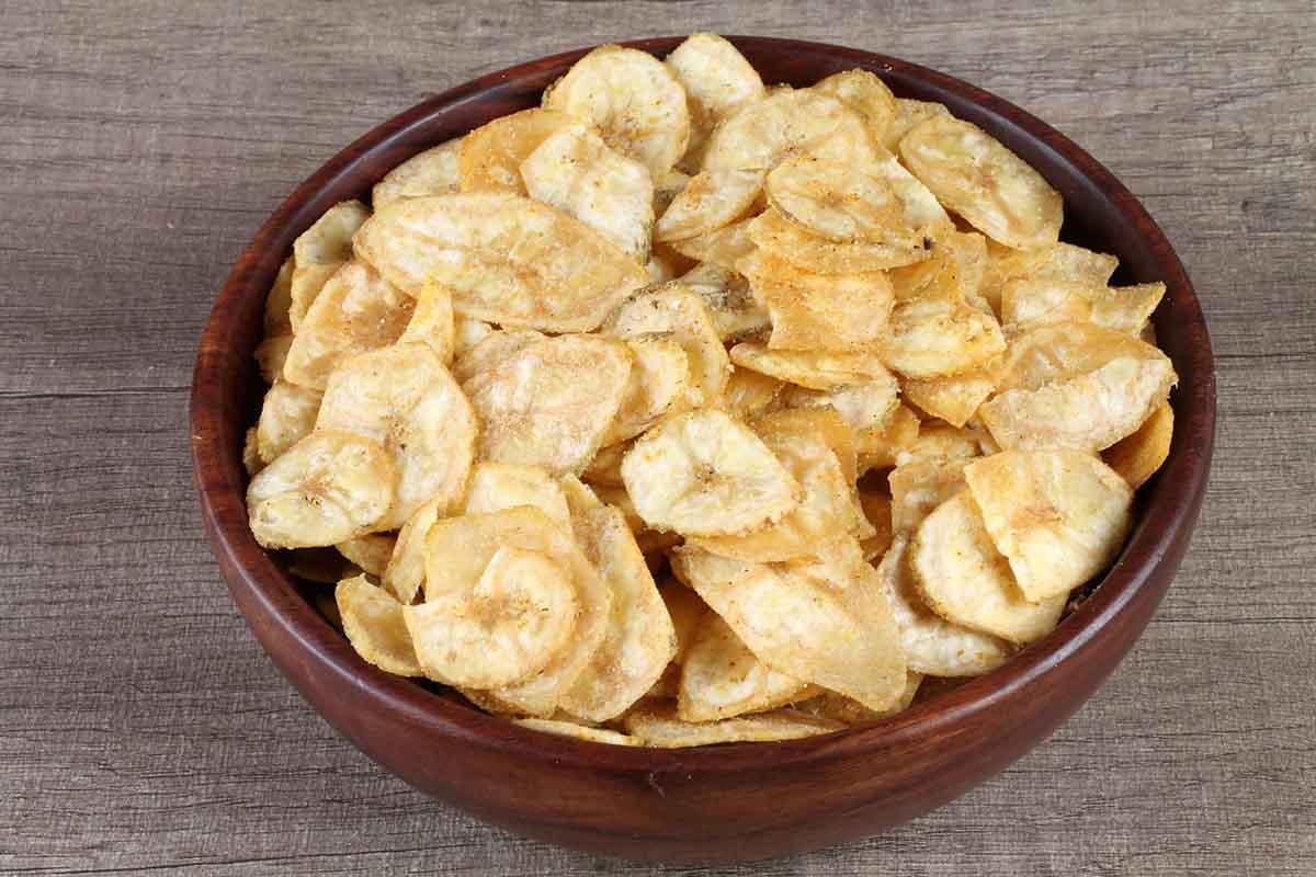 Extra Thin Banana Chips Silky Noodle Masala 200 Gm