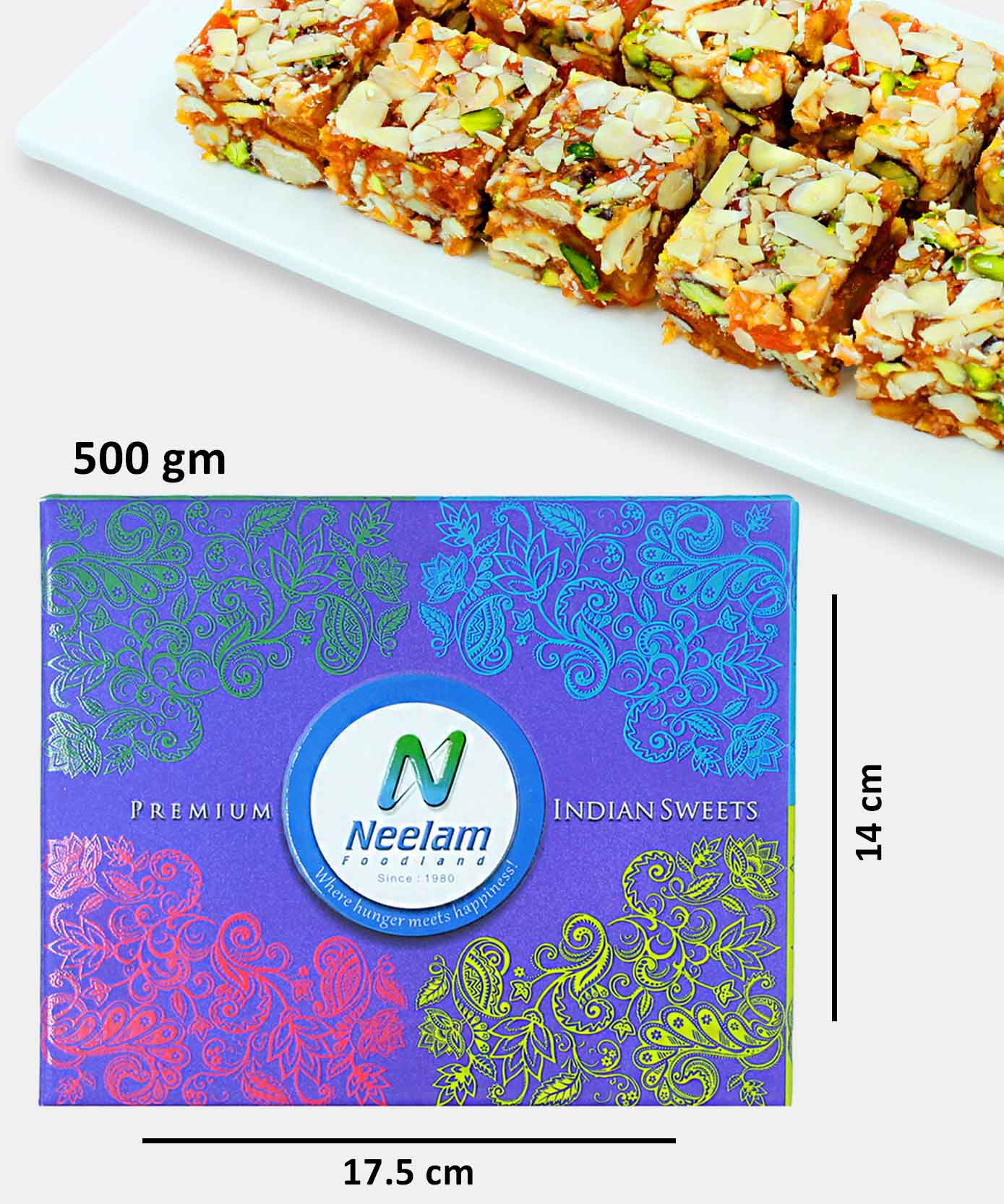 Orange Dryfruit Sweet ( Sweetened With Honey ) 500 Gm
