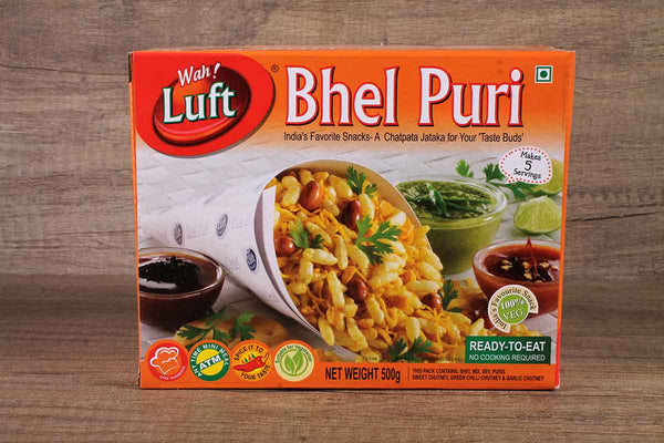 READY TO EAT LUFT BHEL PURI MIX BOX 500 GM
