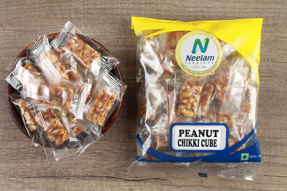 Peanut Chikki Cubes 200 Gm