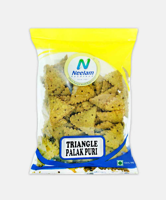 Tringle Palak Puri 200 Gm