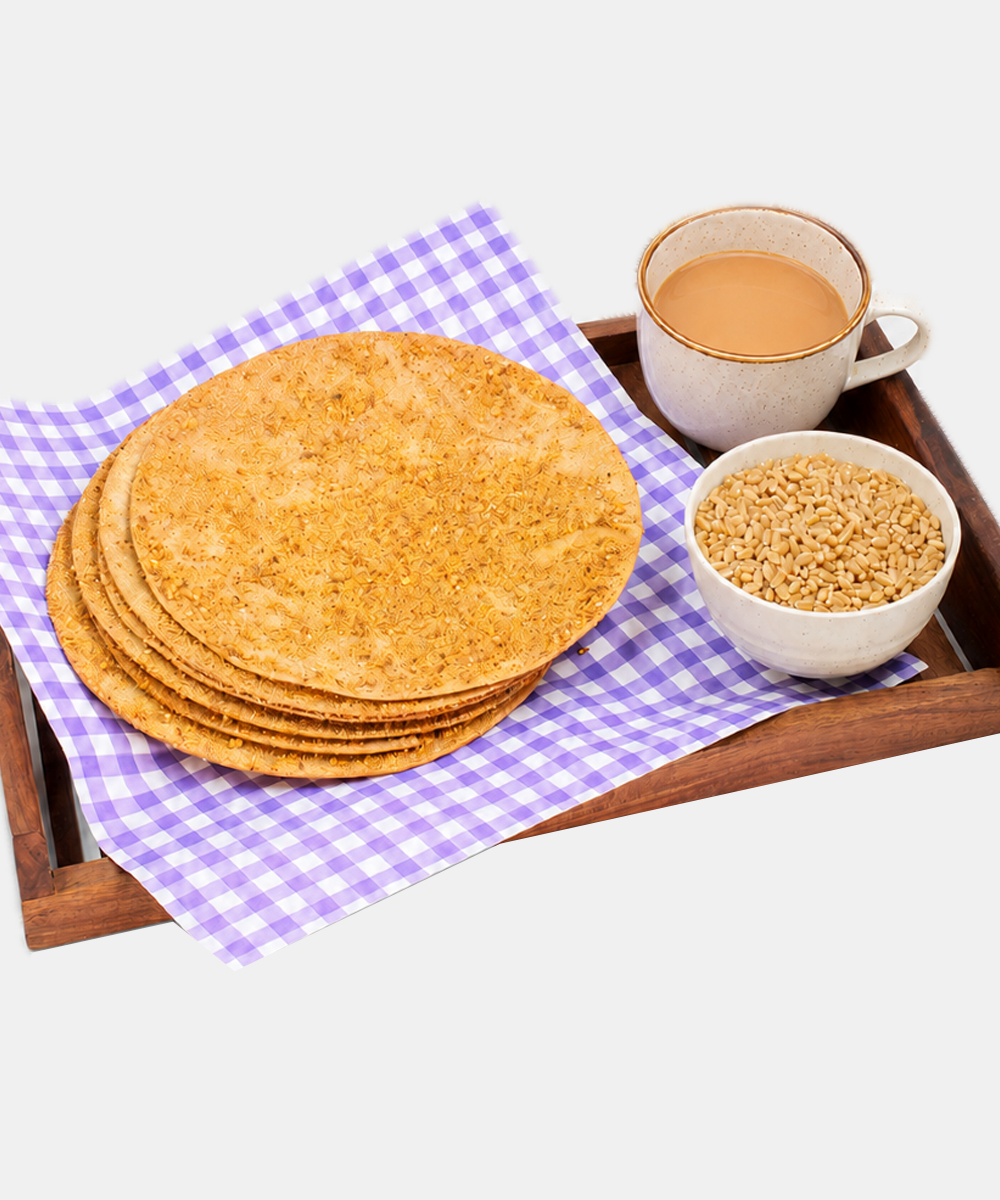 Whole Wheat Peanut Masala Khakhra 250 Gm