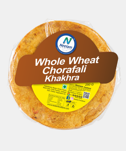 Whole Wheat Chorafali Khakhra 250 Gm