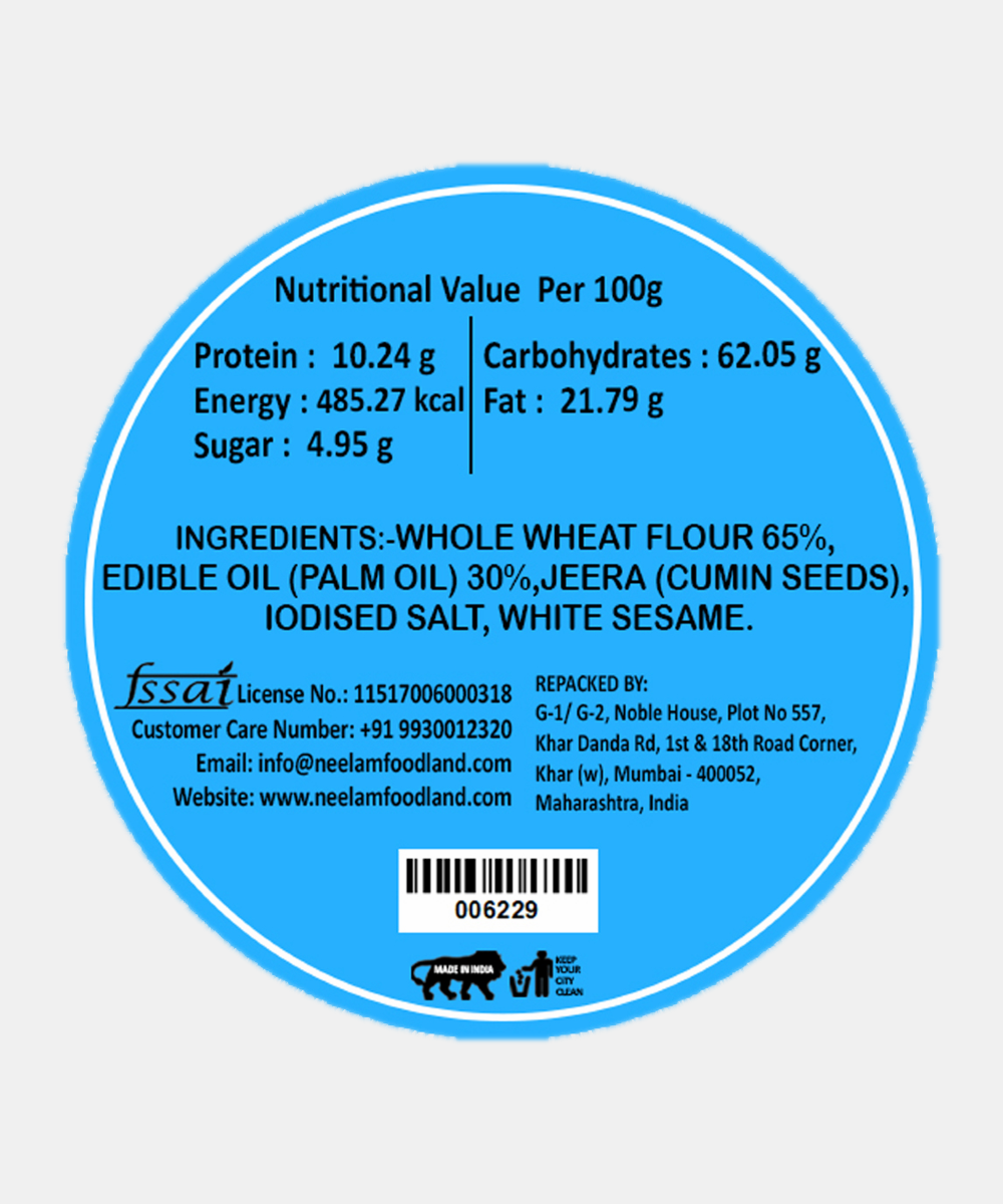 Jeera (cumin)dhebra 200 Gm