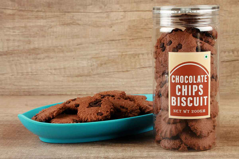 CHOCOLATE CHIPS BISCUIT TIN 200 GM