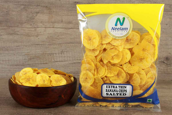 EXTRA THIN BANANA CHIPS SALTED 200 GM