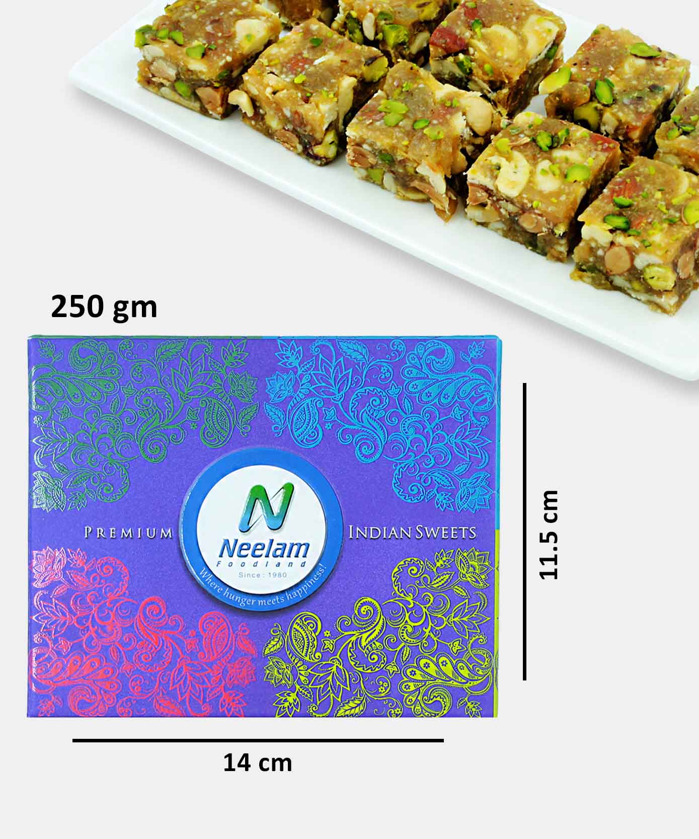 Jardalu Pak No Sugar Sweets 250 Gm