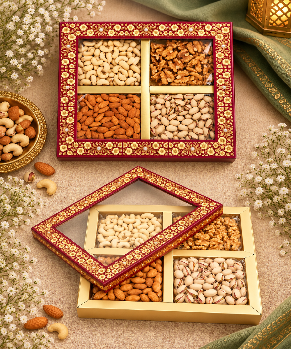 4 P Big Dry Fruit Box 825 Gm