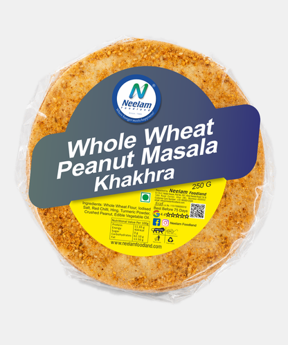Whole Wheat Peanut Masala Khakhra 250 Gm