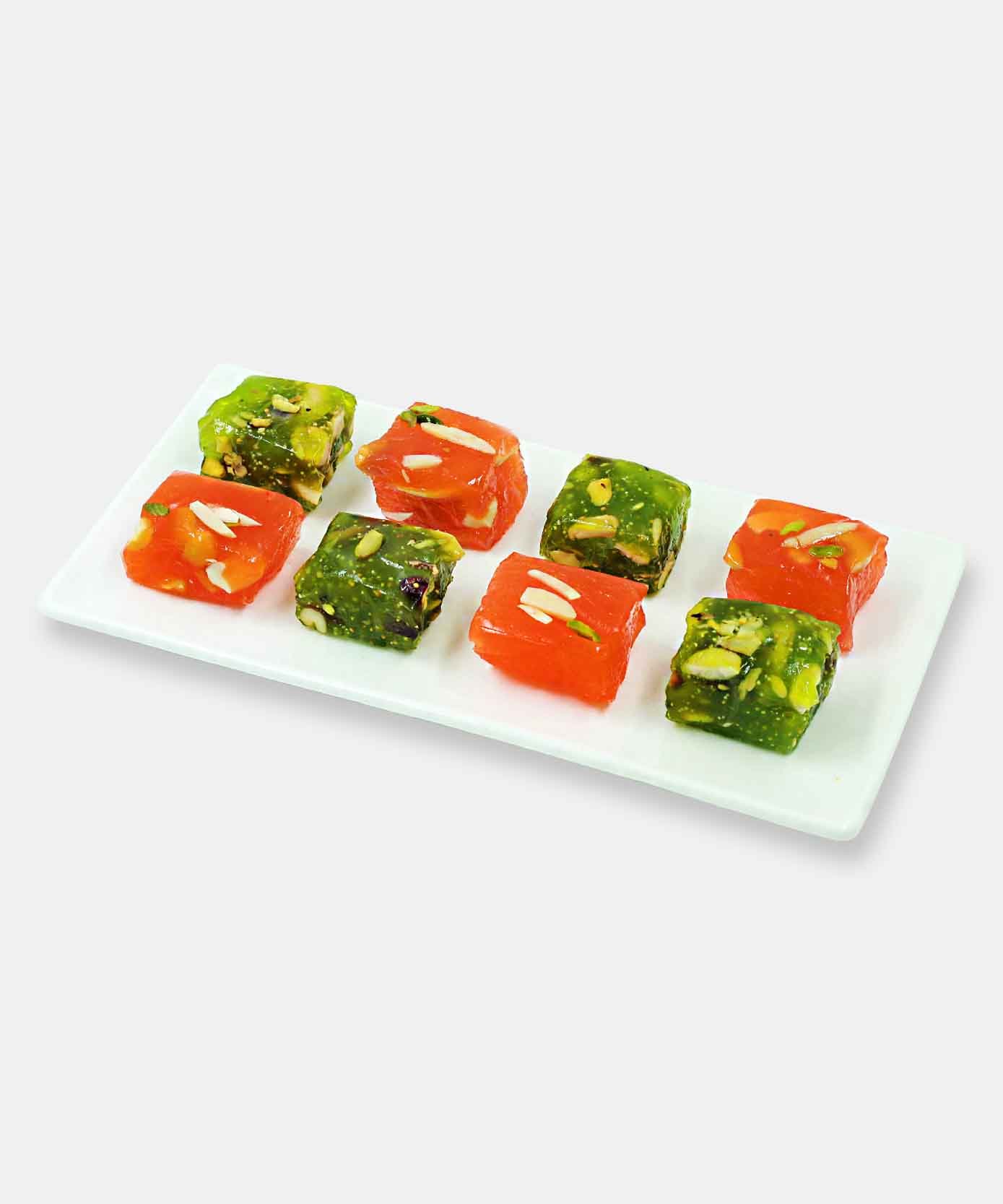Orange / Green Badami Halwa Sweet 1 Kg