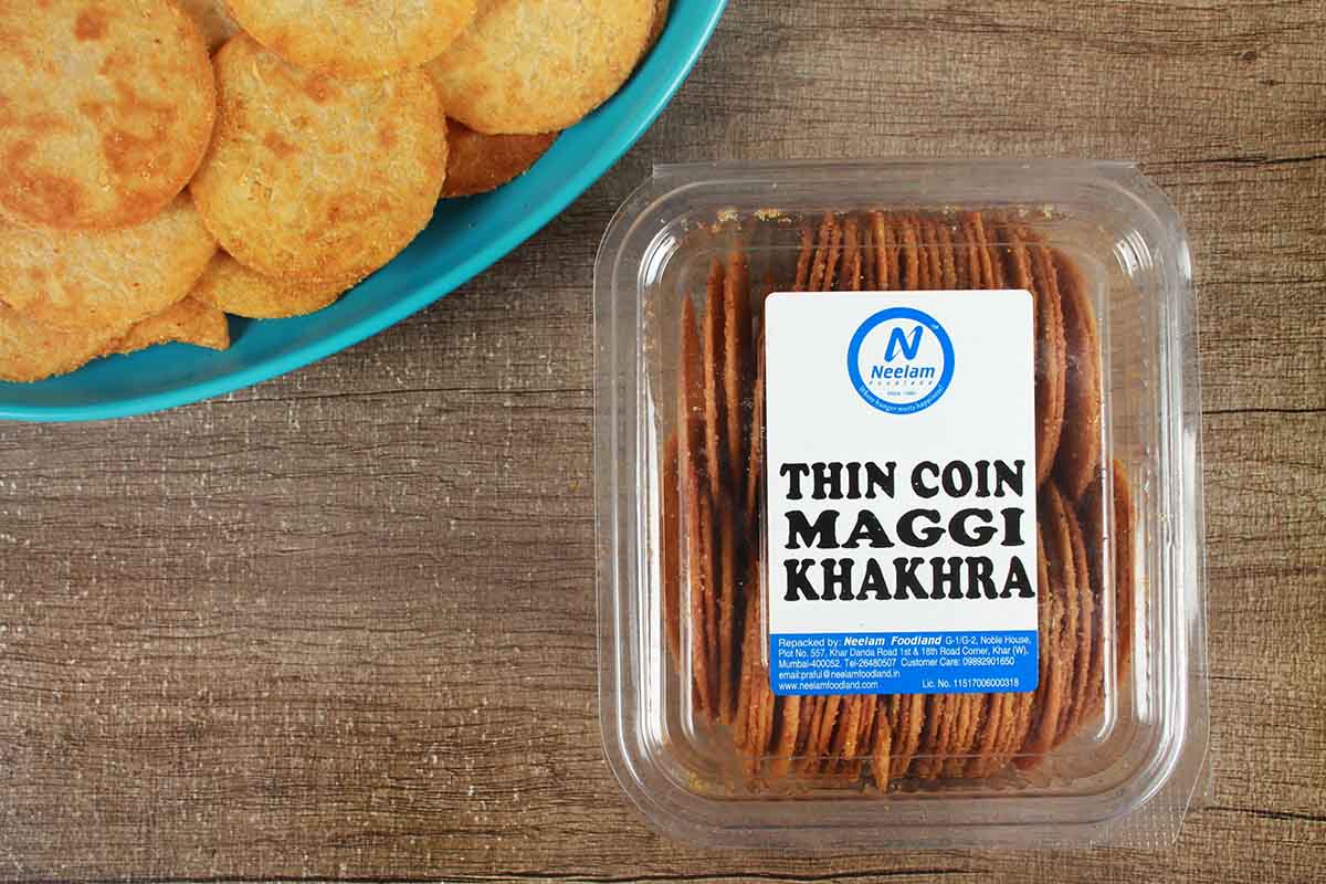 Thin Coin Noodles Masala Khakhra 200 Gm – Neelam Foodland India