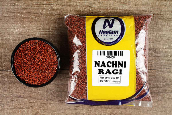 WHOLE NACHANI/RAGI/FINGER MILLETS 250 GM