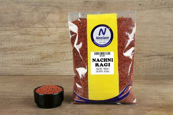 WHOLE NACHANI/RAGI/FINGER MILLETS 500 GM