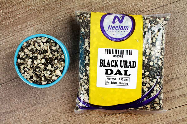 URAD BLACK SPILIT/KALI URAD DAL 250 GM