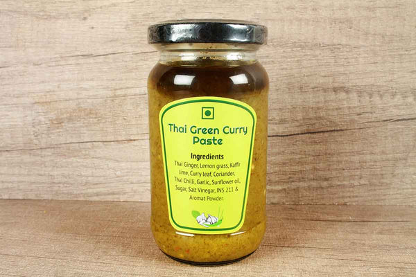 thai green curry paste jar 200