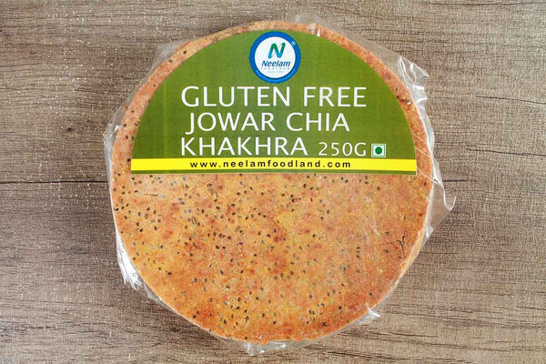 GLUTEN FREE JOWARI CHIA SEED KHAKHRA 250 GM