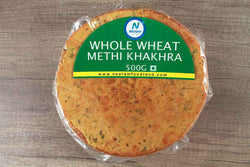 WHOLE WHEAT METHI KHAKHRA 500 GM