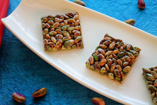 Stevia Pista Chikki Sweets 500 Gm