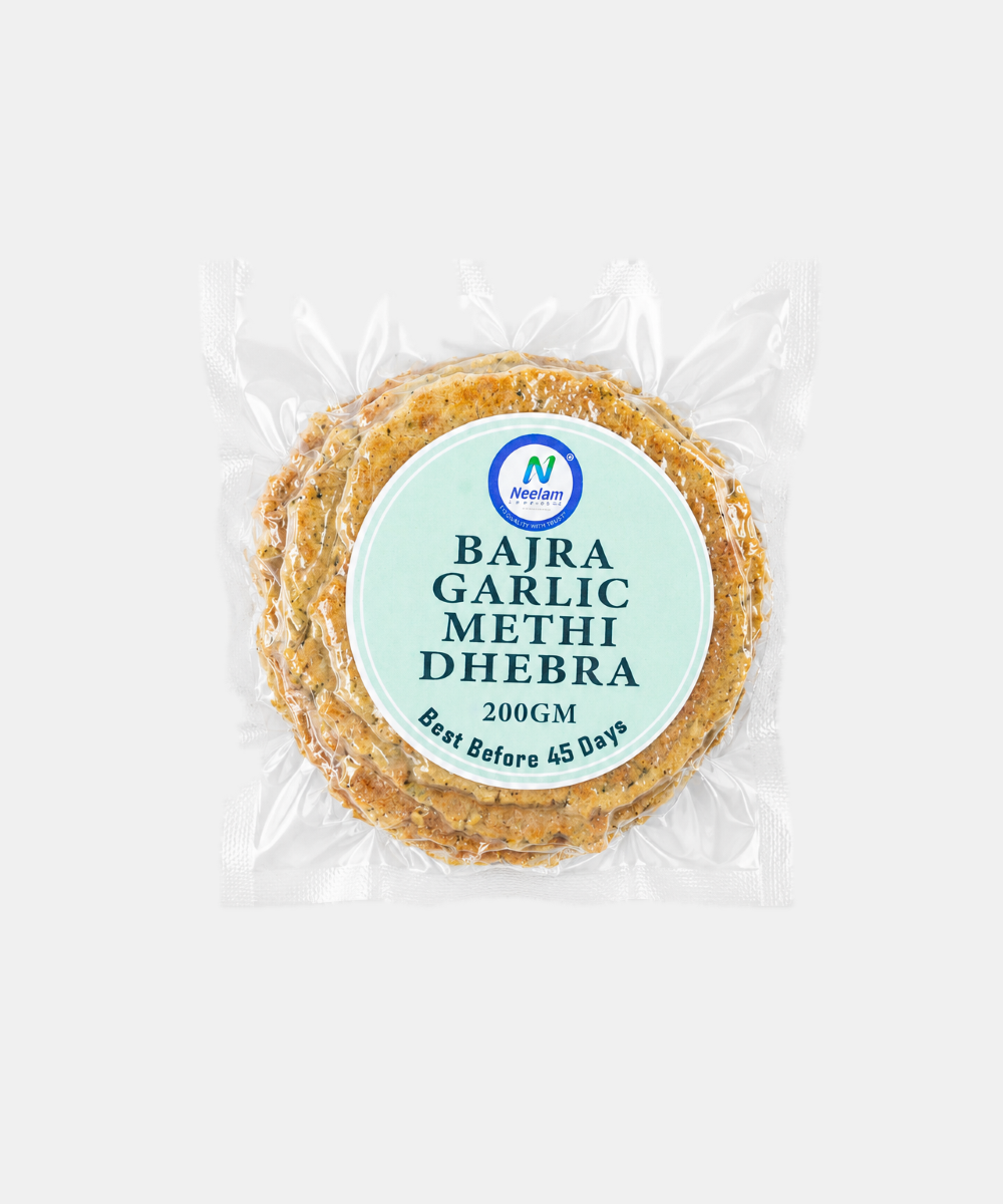 Bajra Garlic Methi Dhebra 200 Gm