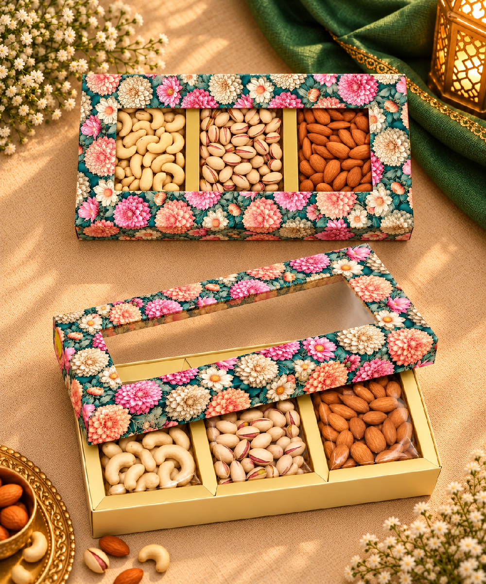 3 P Small Dry Fruit Box 280 Gm