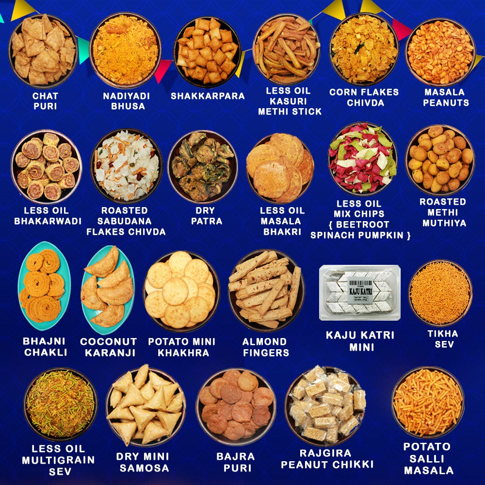 Diwali Sweets and Snacks Food Gift Box Hamper - 4600 Grams