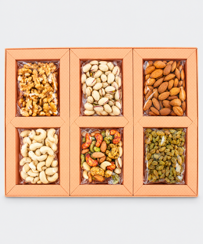 6 P Floral Peach Box 625 Gm