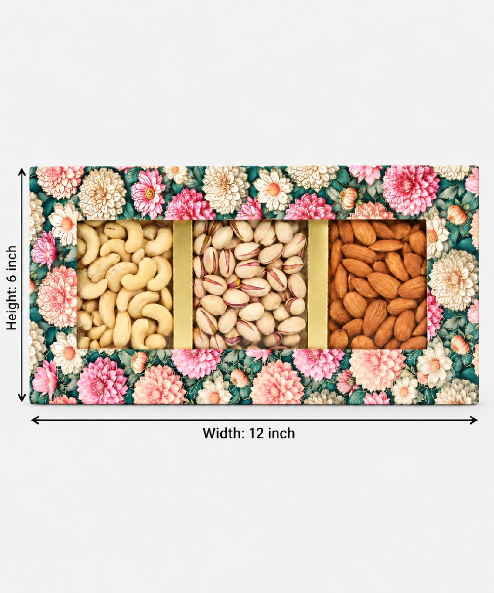 3 P Small Dry Fruit Box 280 Gm