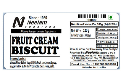 Fruit Cream Biscuit 120 Gm