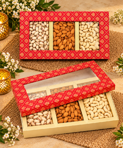 3 P Big Dry Fruit Box 515 Gm
