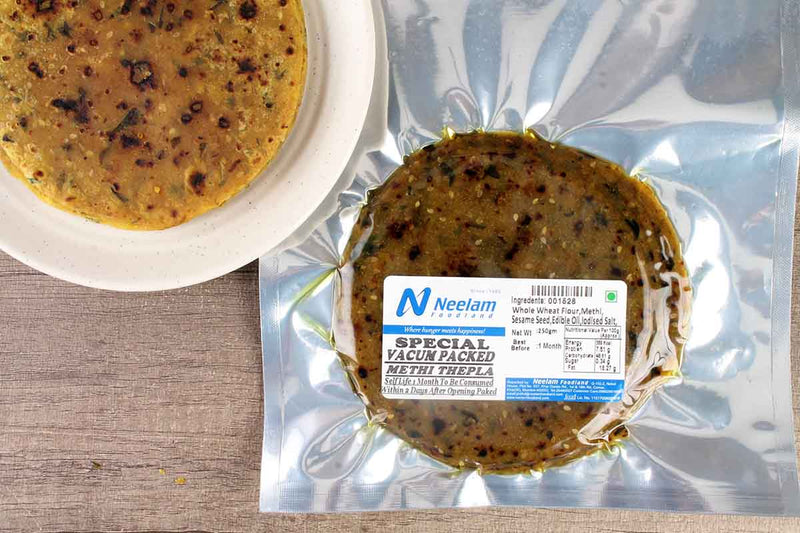 VACCUM PACKED METHI THEPLA 10 PIECES 250 GM