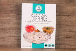 READY TO EAT JEERA RICE, EASY TO MAKE FOOD, JUST HEAT AND ENJOY, HOME AND TRAVEL POUCH, COOKING, 100% VETERIAN PACK OF 4