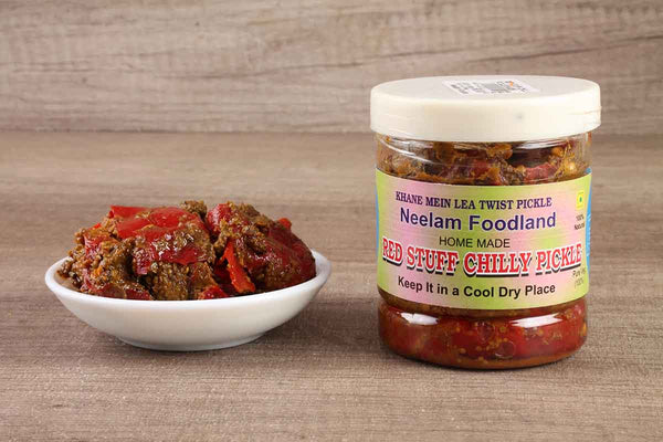 RED STUFF CHILLY PICKLE 250 GM