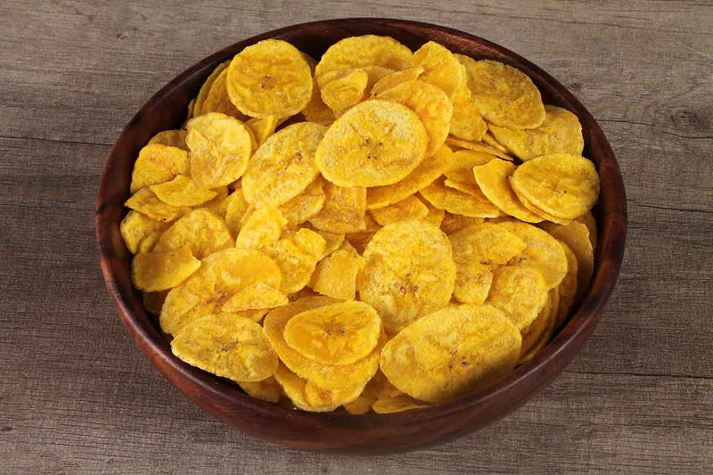 EXTRA THIN BANANA CHIPS SALTED 200 GM