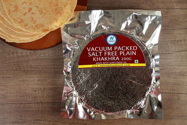 VACUUM PACKED SALT FREE PLAIN KHAKHRA 200