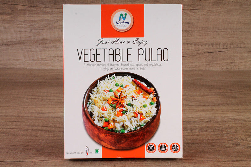 NEELAM READY TO EAT VEGETABLE PULAO 250 GM