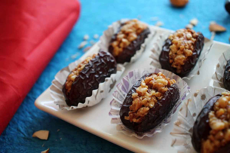 ALMOND CARAMEL DATES SWEETS 250 GM