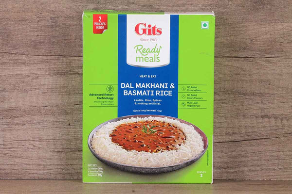 GITS.READY TO EAT BASMATI RICE & DAL MAKHANI 375 GM